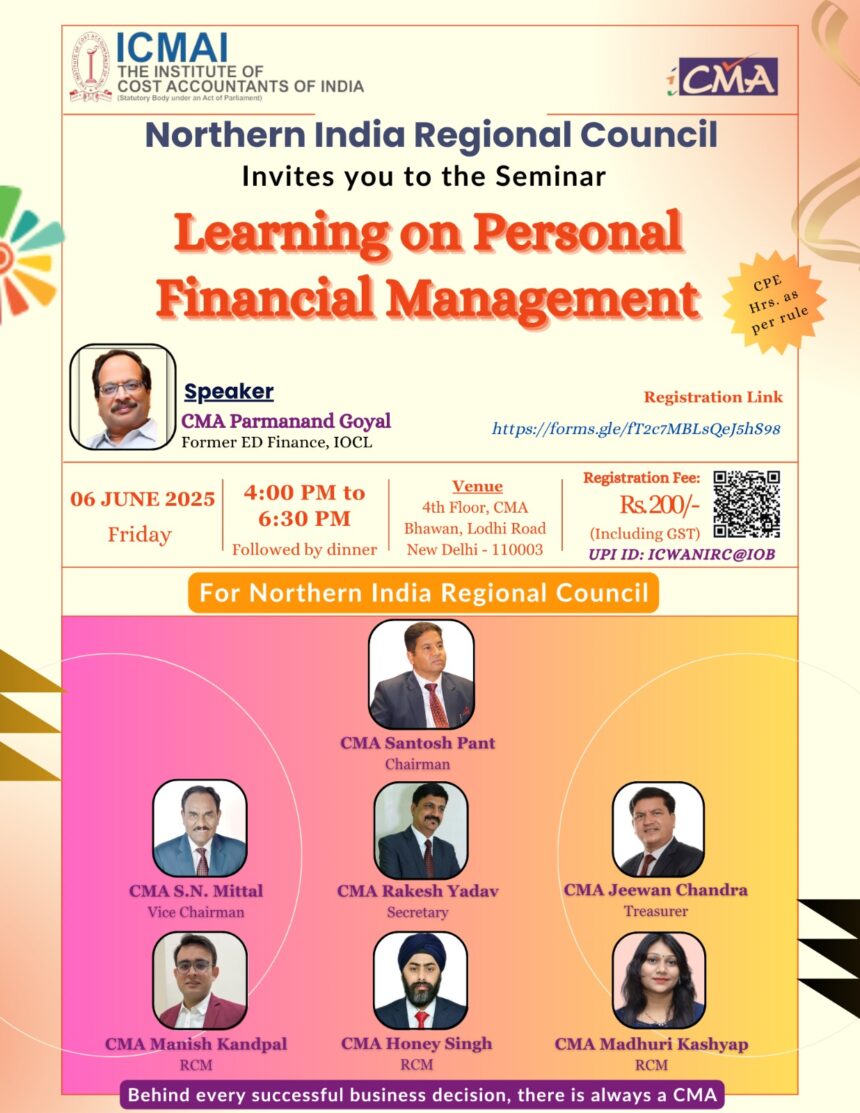 Seminar on Learning on Personal Financial Management- 06-June-2025